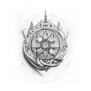 DEUS GREGO tattoo design idea