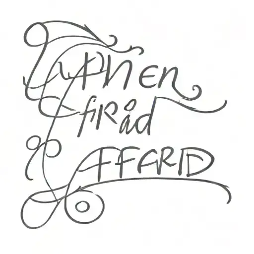 When you are afraid, even you are afraid tattoo design idea