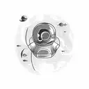 An astronaut exploring a mysterious underwater world tattoo design idea