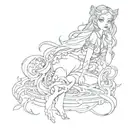 ethel Cain tattoo design idea