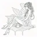 ethel Cain tattoo design idea