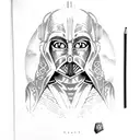 Darth Vader and Ahsoka Tano tattoo design idea