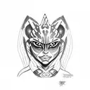 Ahsoka Tano tattoo design idea