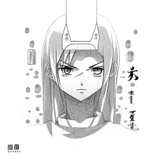 Hidden Rain Village as pain from naruto tattoo design idea