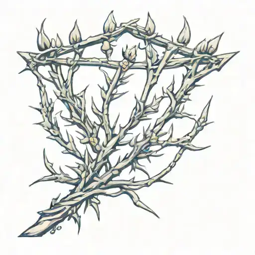 Greece, Crowns of Thorns tattoo design idea