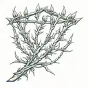Greece, Crowns of Thorns tattoo design idea