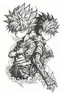 gon freecss and killua zoldyck tattoo design idea