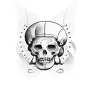 Italian saying "La dolce Vita"  in angelic font tattoo design idea