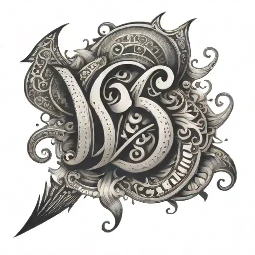 Chicano letters that say RICH tattoo design idea