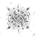infinity symbol tattoo design idea