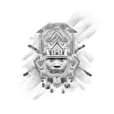 tayrona indigenous iconography  tattoo design idea