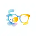 kissy Emoji face with eyeglasses  tattoo design idea