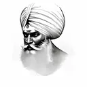 Sikh warrior tattoo design idea