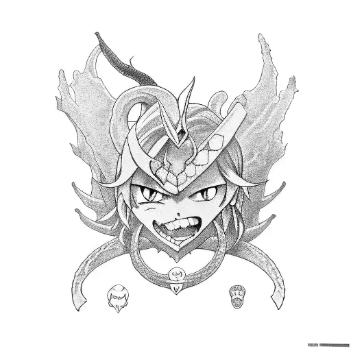 meliodas ouroboros tattoo design idea