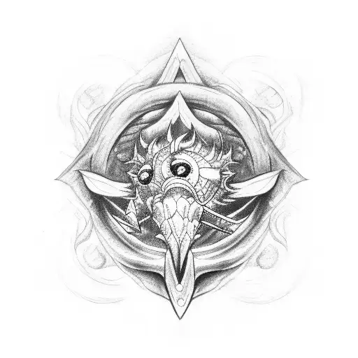 meliodas ouroboros tattoo design idea