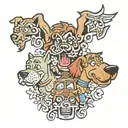 emo Scooby-Doo  tattoo design idea