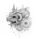 shiv tattoo design idea