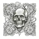 grandparents memories tattoo design idea