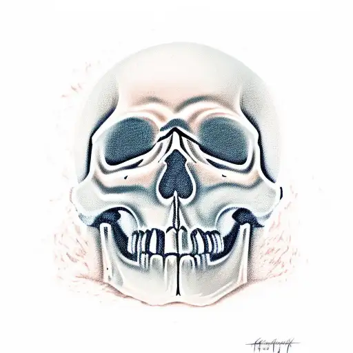 firefighter skull tattoo design idea