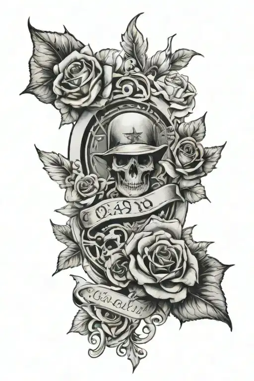 memorial tattoo for dad tattoo design idea