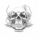 script "Death before Dishonor" tattoo design idea