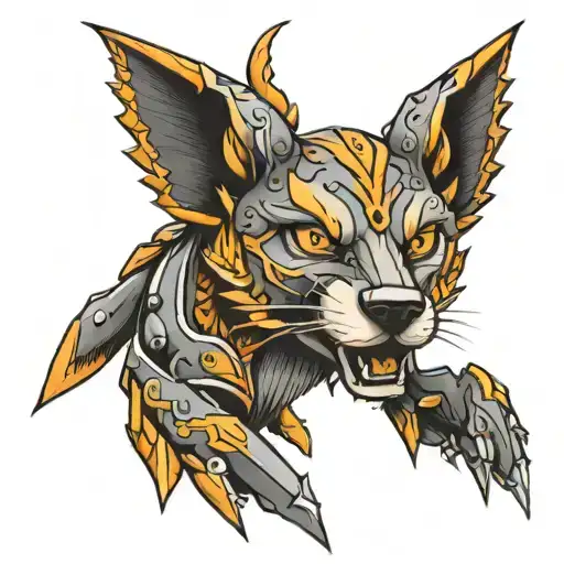 bolt tattoo design idea