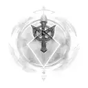  'brax' with anarchy symbol for the a tattoo design idea