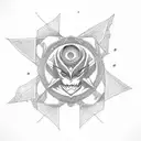 code geass symbol outline small tattoo design idea