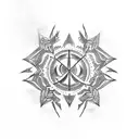 code geass symbol outline tattoo design idea