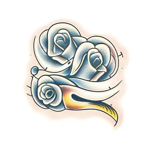 lips  tattoo design idea