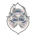 lips  tattoo design idea