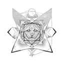 Constellation of Alicja, Alex, and Wiktor's zodiac signs tattoo design idea