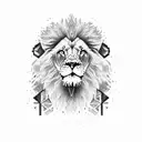 Lion 4 lion tattoo design idea