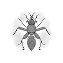 ant tattoo design idea