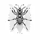 ant tattoo design idea