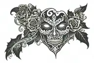 ghost face tattoo tattoo design idea