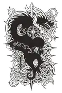 symbol of sacrifice berserk symbol tattoo design idea