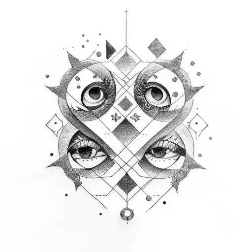 Gemini, abuse survivor tattoo design idea