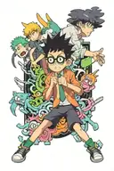 Mob Psycho 100 tattoo design idea