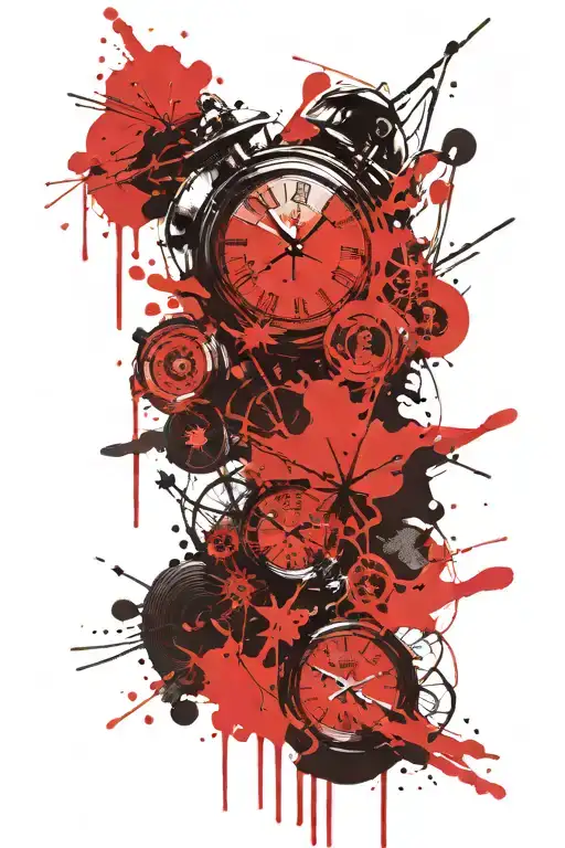 It reminds you that the time before death is fleeting tattoo design idea