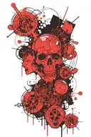 It reminds you that the time before death is fleeting tattoo design idea