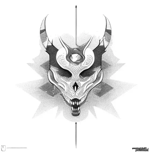 innovation black and white  tattoo design idea