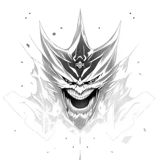 ichigo's zanpukto as a background on top of that aot's survry corps logo tattoo design idea