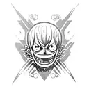 luffy awakening nika tattoo design idea