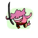 axolotl on machete  tattoo design idea