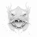 GOJO satoru tattoo design idea