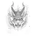 GOJO satoru tattoo design idea