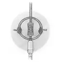 Microphone intertwined with a treble clef tattoo design idea
