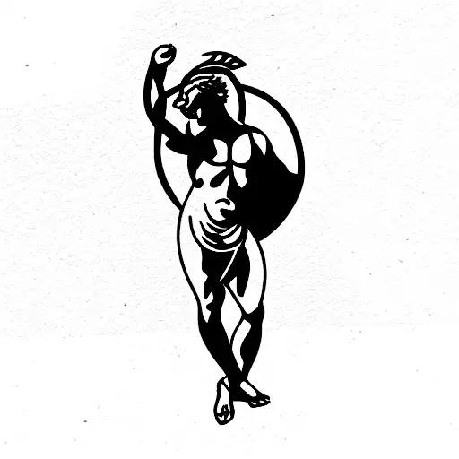 apollo the greek god tattoo design idea