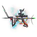 crossbow tattoo design idea
